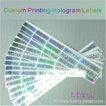 Custom Printing Of Hologram Labels,custom Printing Holographic Stickers 